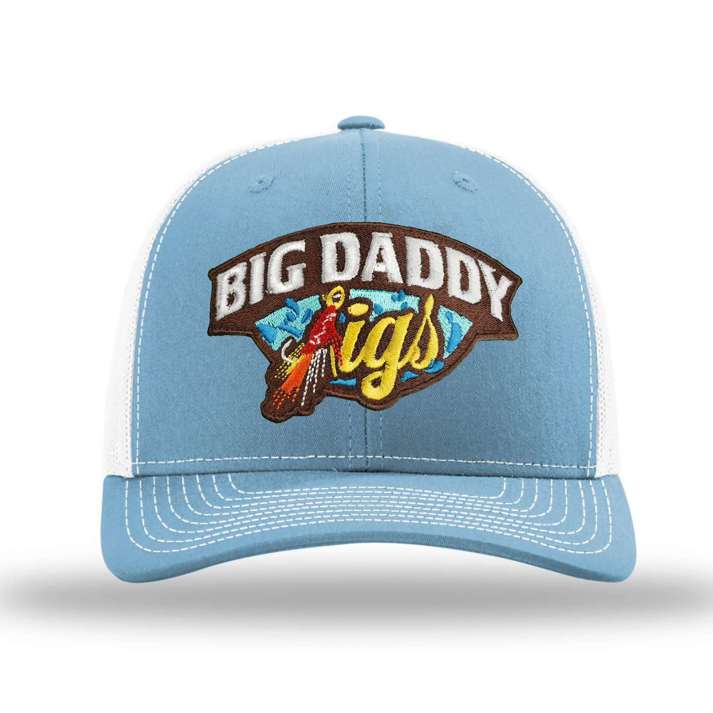 Columbia Blue Big Daddy Jig Twill Back Trucker Cap