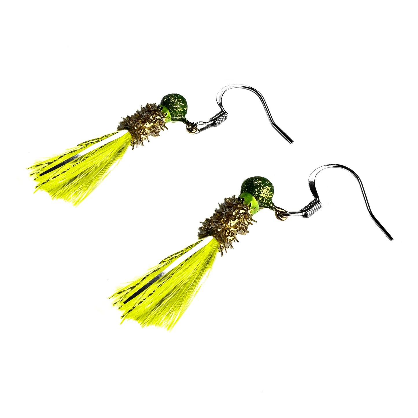 Big Daddy Jig Hand Tied Earrings