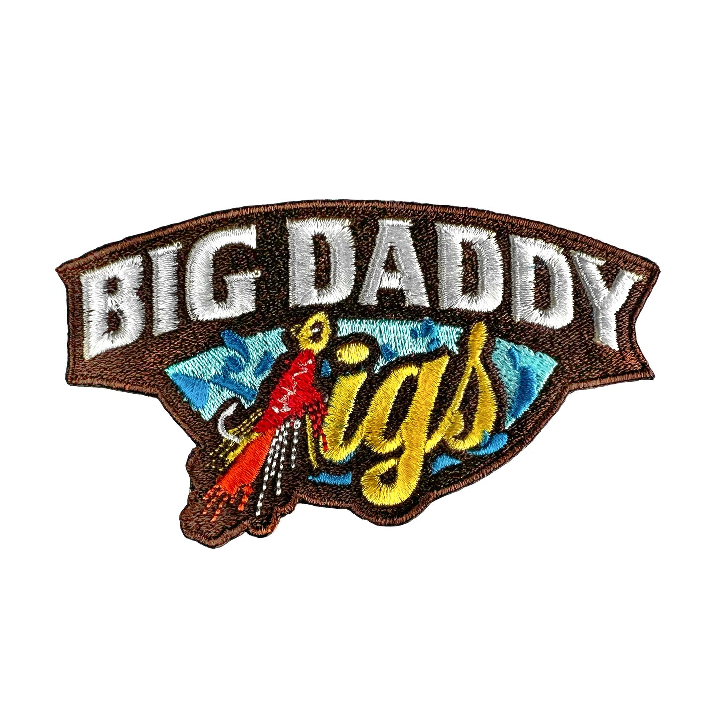 Big Daddy Jigs Custom Embroidered Iron-On Patch