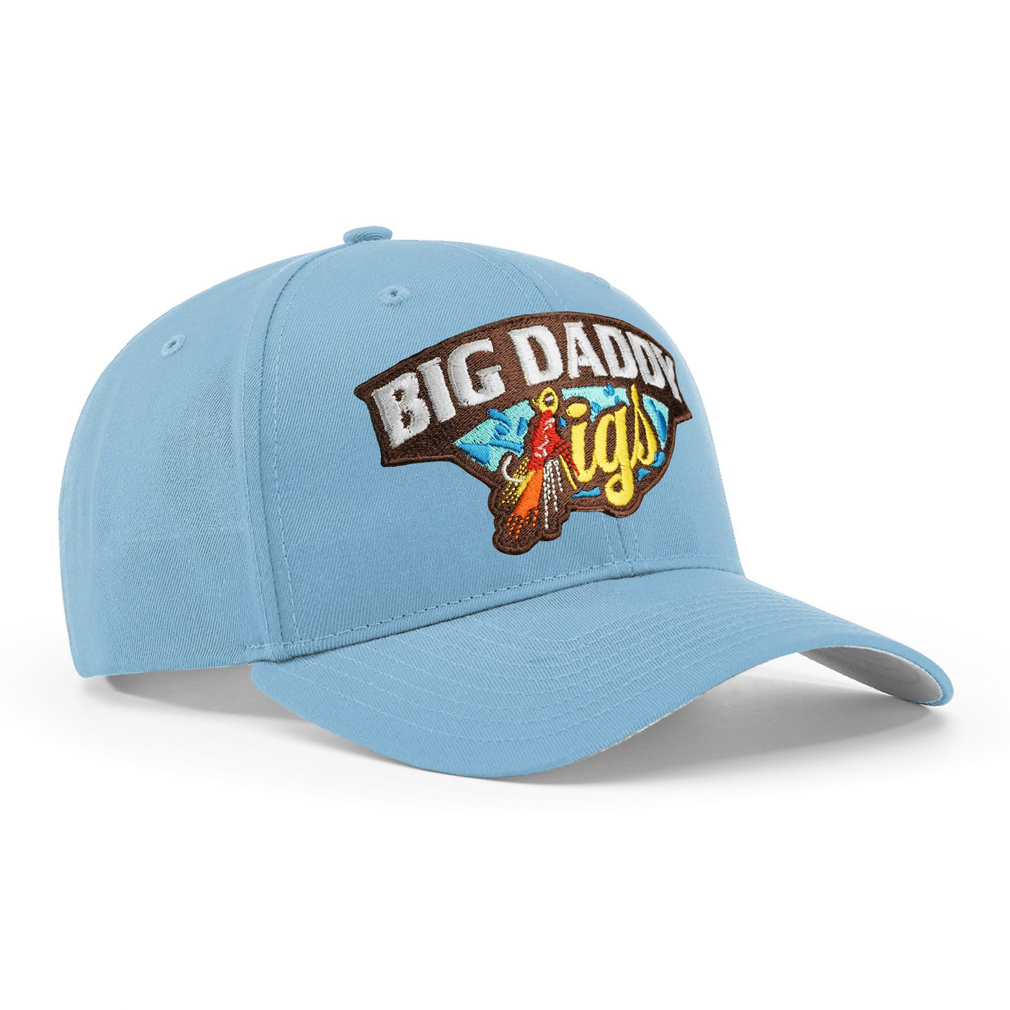 Columbia Blue Big Daddy Jig Pro Twill Snapback Cap