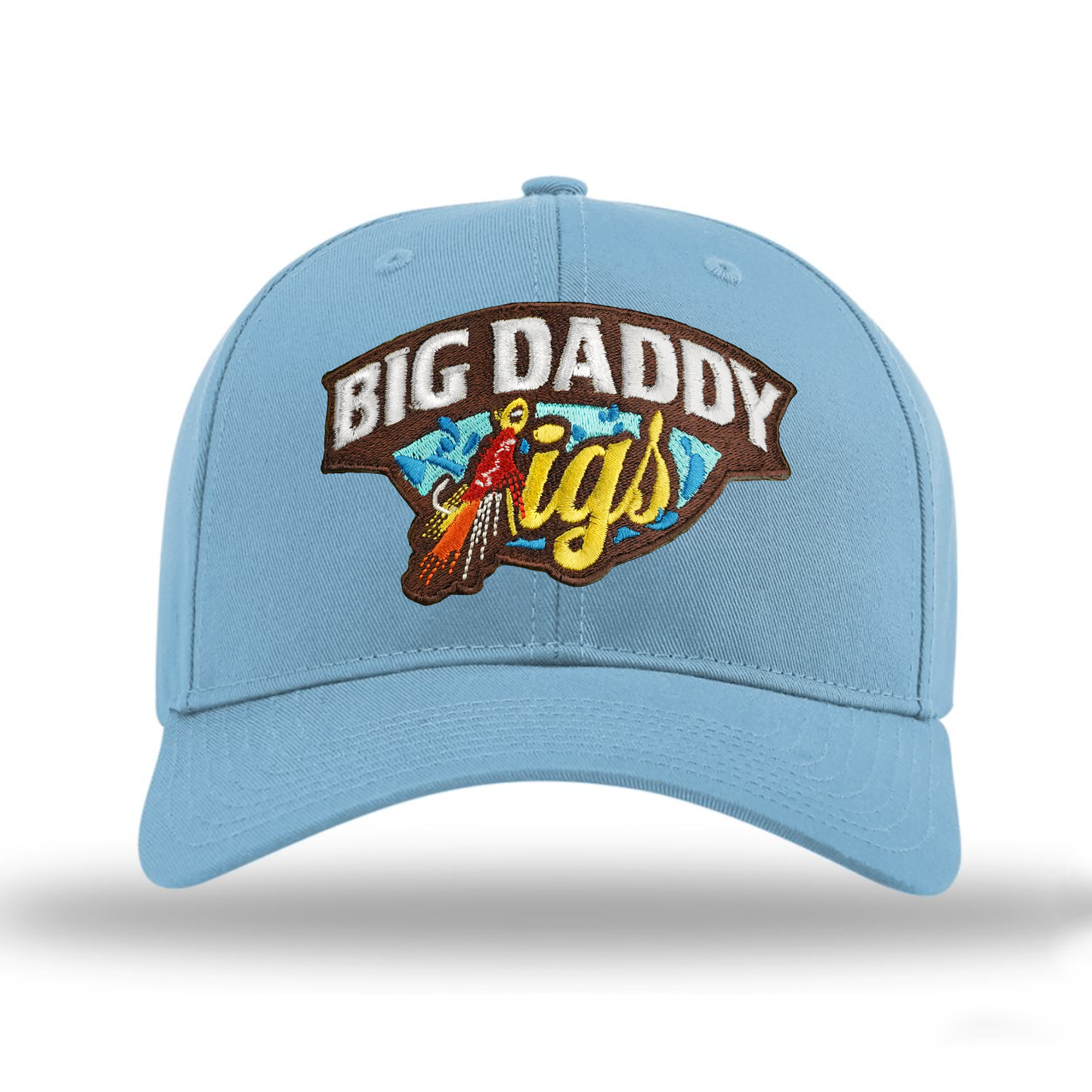 Columbia Blue Big Daddy Jig Pro Twill Snapback Cap